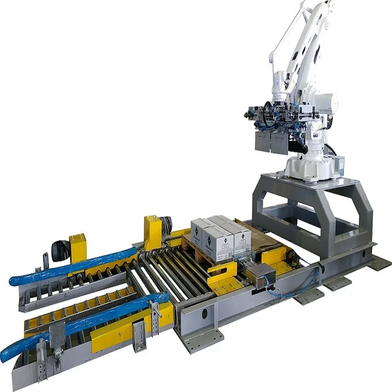 Fully Automatic Robotic Carton Box Palletizing Machine System ...