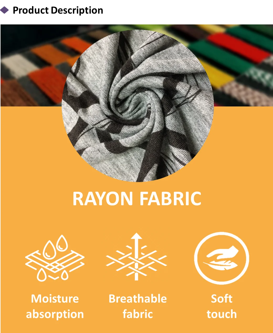 Custom Viscose Rayon 30s Filament Yarn Printed Apparel Fabric For Rayon ...