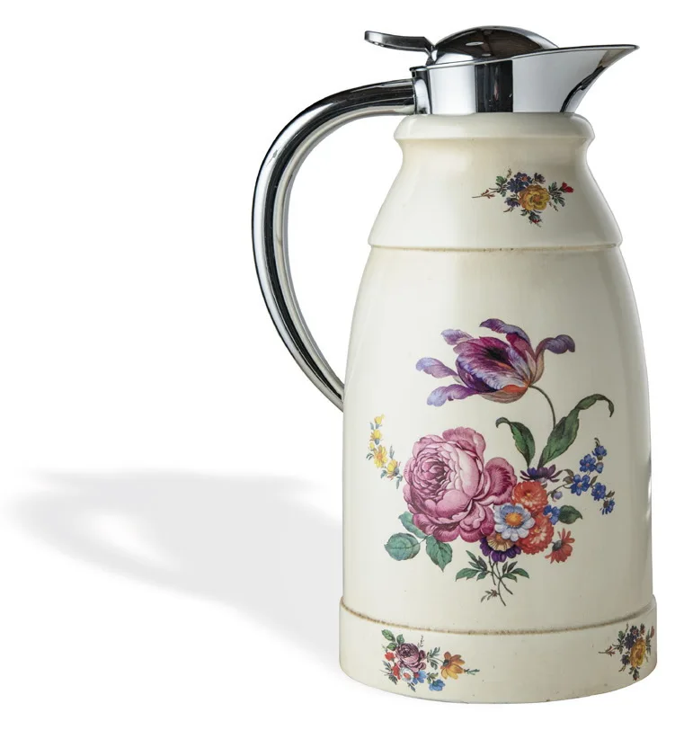 Wooden Thermos Bottle Made In Italy Hand Painted And Decorated Luxury Thermo Server Buy