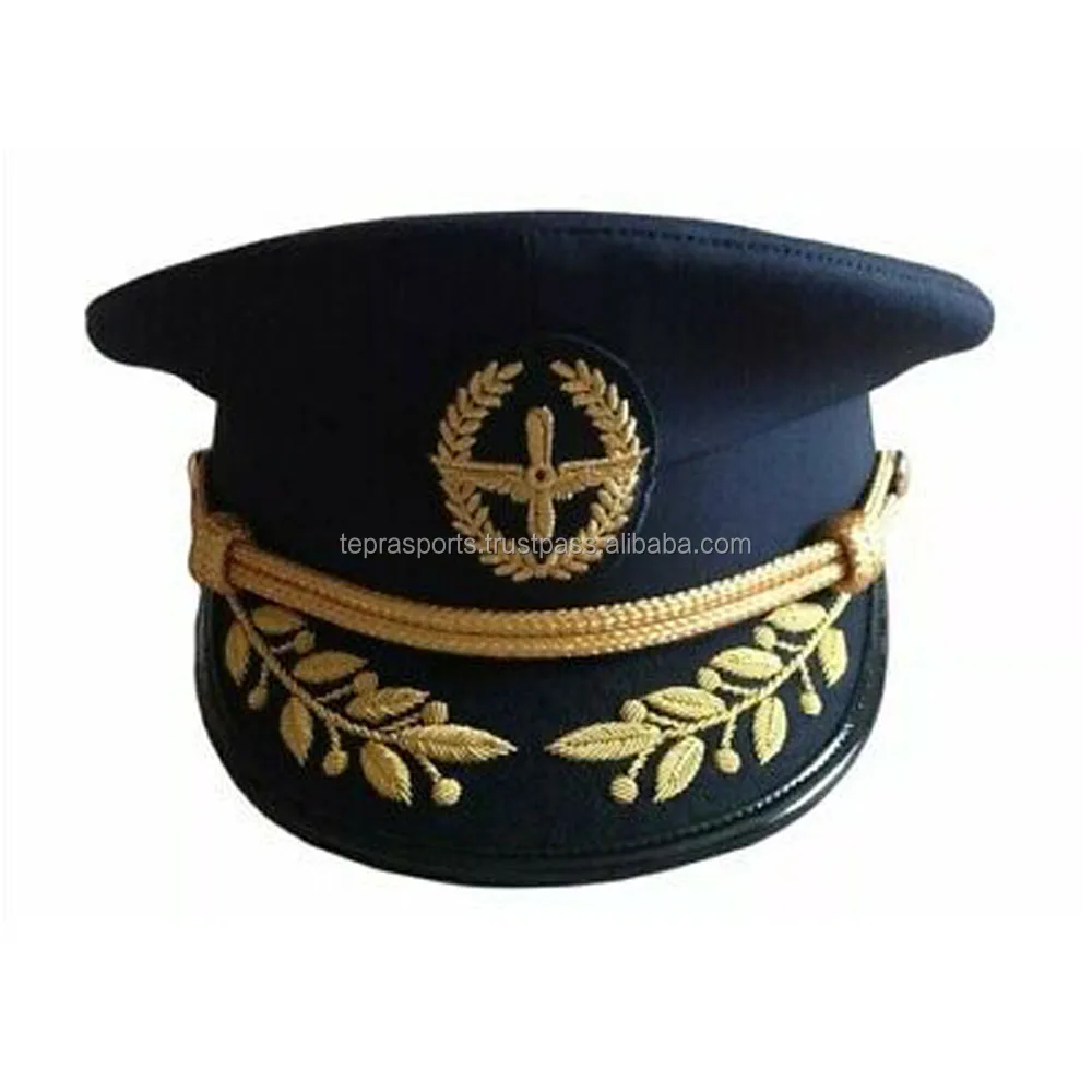 
Customized UKRAINE, PILOT CAPTAIN Peaked cap, Original Embroidered Ukrainian officer Visor hat 