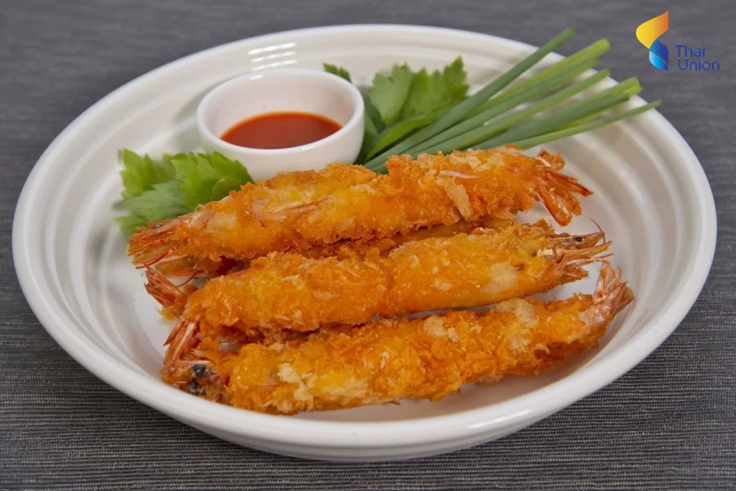 Frozen Pre Fried Breaded Hoso Shrimp White Vannamei Shrimp Ready To