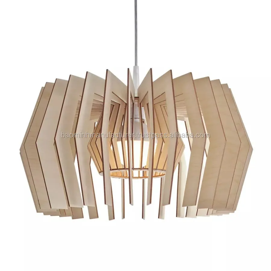Twisted Lasercut Wooden Lampshade No.1 -   Wooden lampshade, Wood lamp  design, Wood lamps