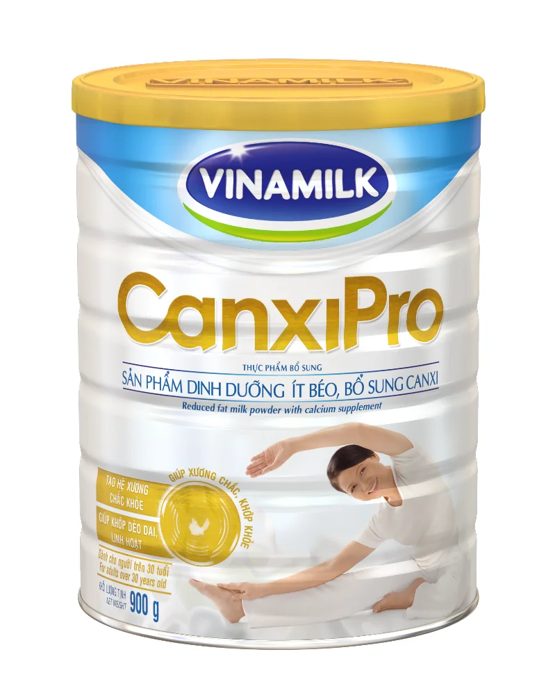 adult powdered milk - vinamilk brand - calcium supplement - tin