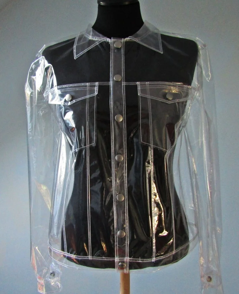 clear plastic shirt