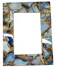 horn bone enamel resin mirror frame marble stone look enamel