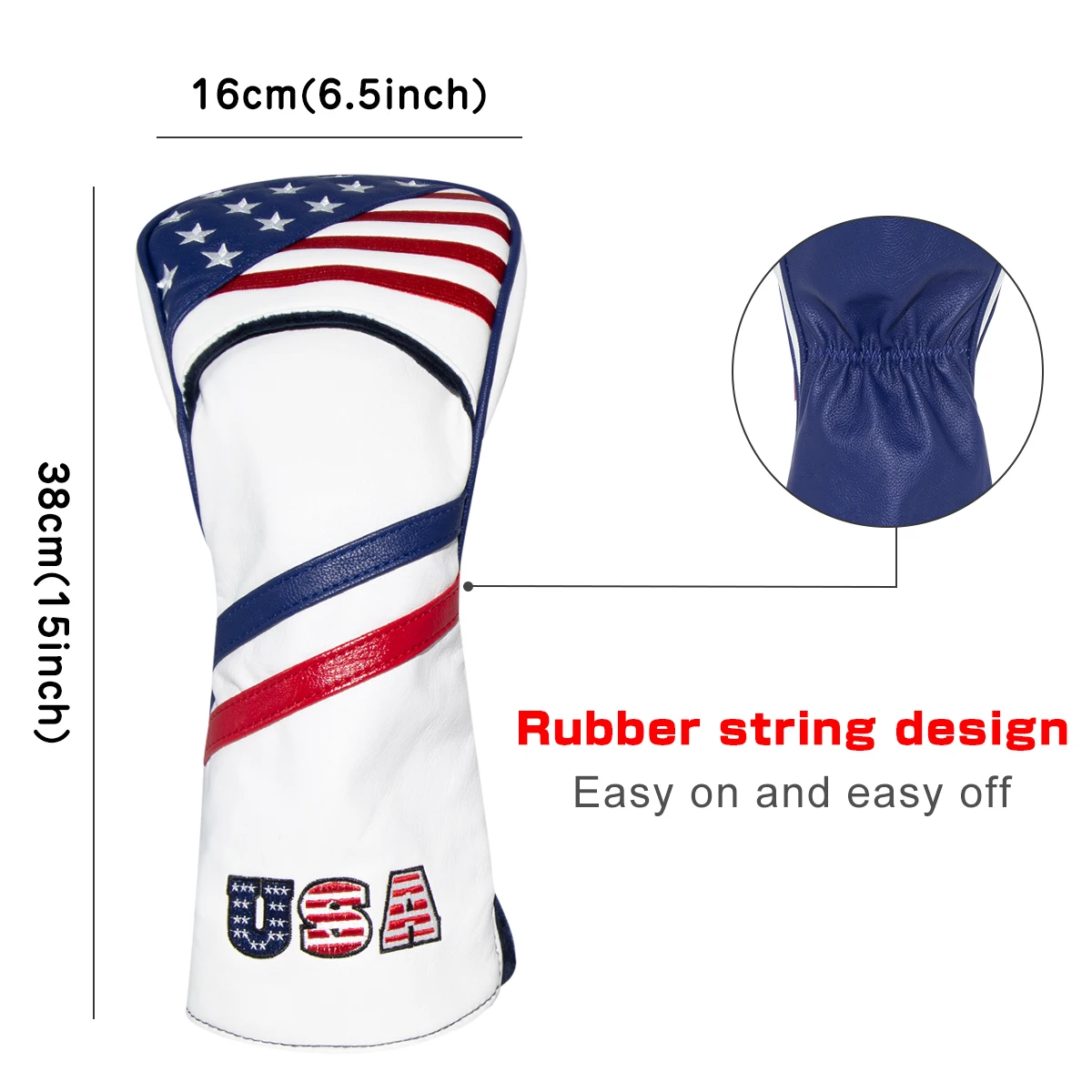 Golf Club Head Covers,Golf Driver Cover Golf Headcovers Leather Golf