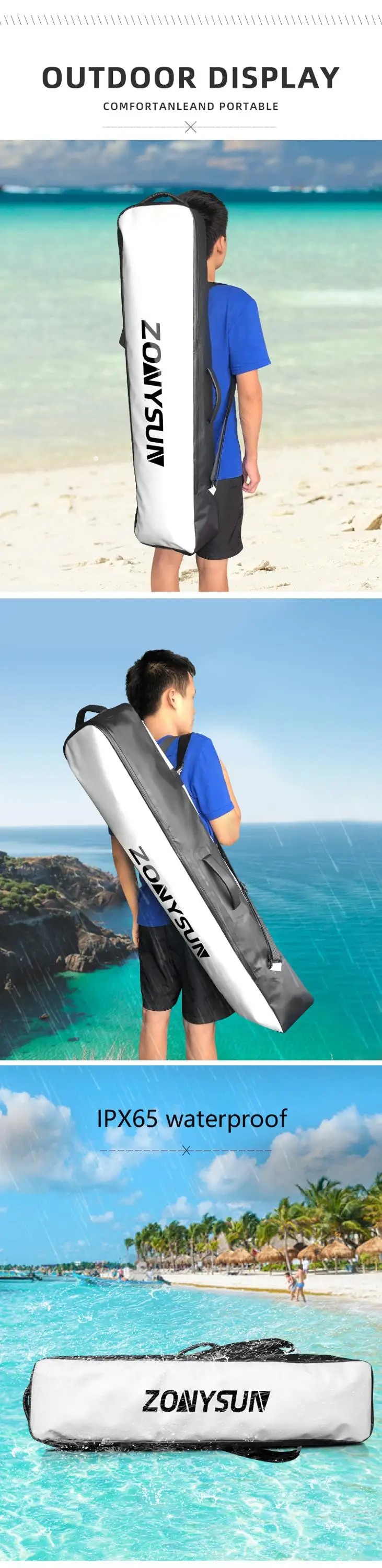 Flipper Backpack Free Diving Fin Bag Waterproof Dry Bag Dive Long Fins