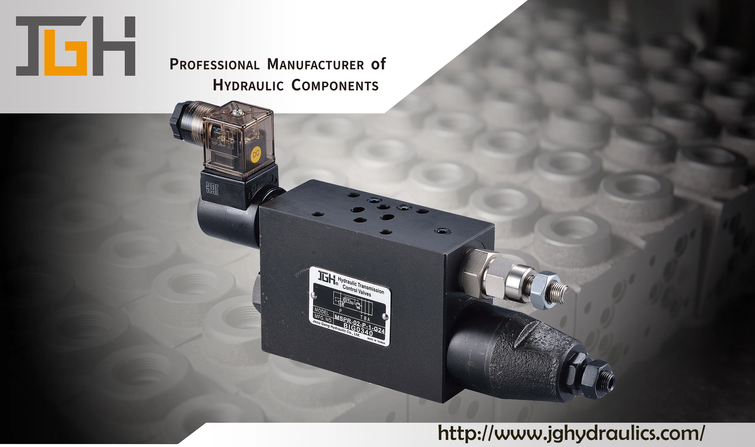 Mspr Modular Solenoid Reducing Hydraulic Valve - Buy Modular Control ...