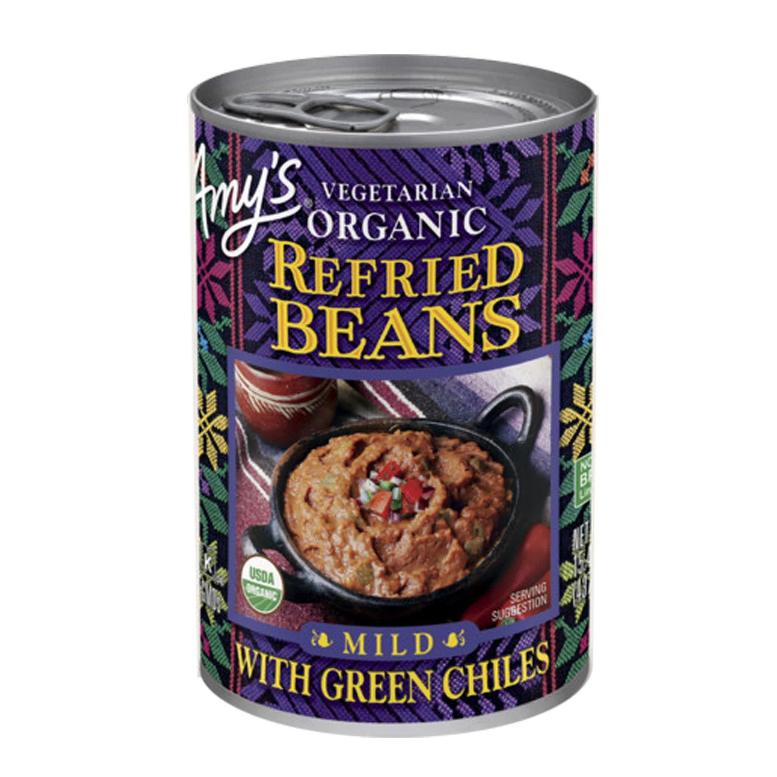 
Instant Organic Soup Can Refried Beans with Green Chili, Split Pea, Vege Barley 