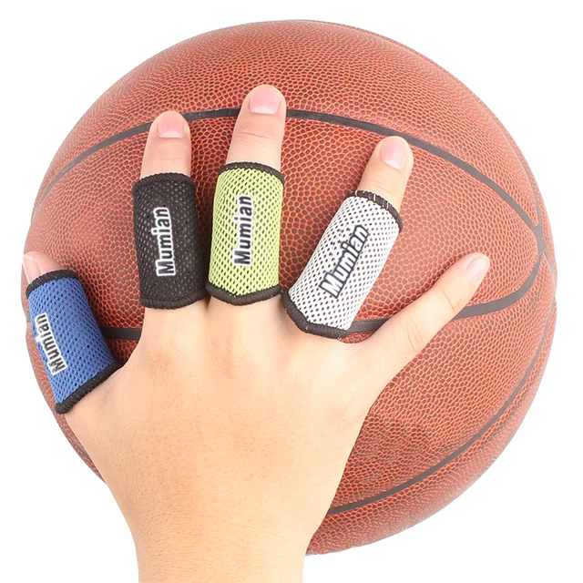 2x Stretch Elastic Arthritis Finger Fingerstall Support Protector Sleeve Sport