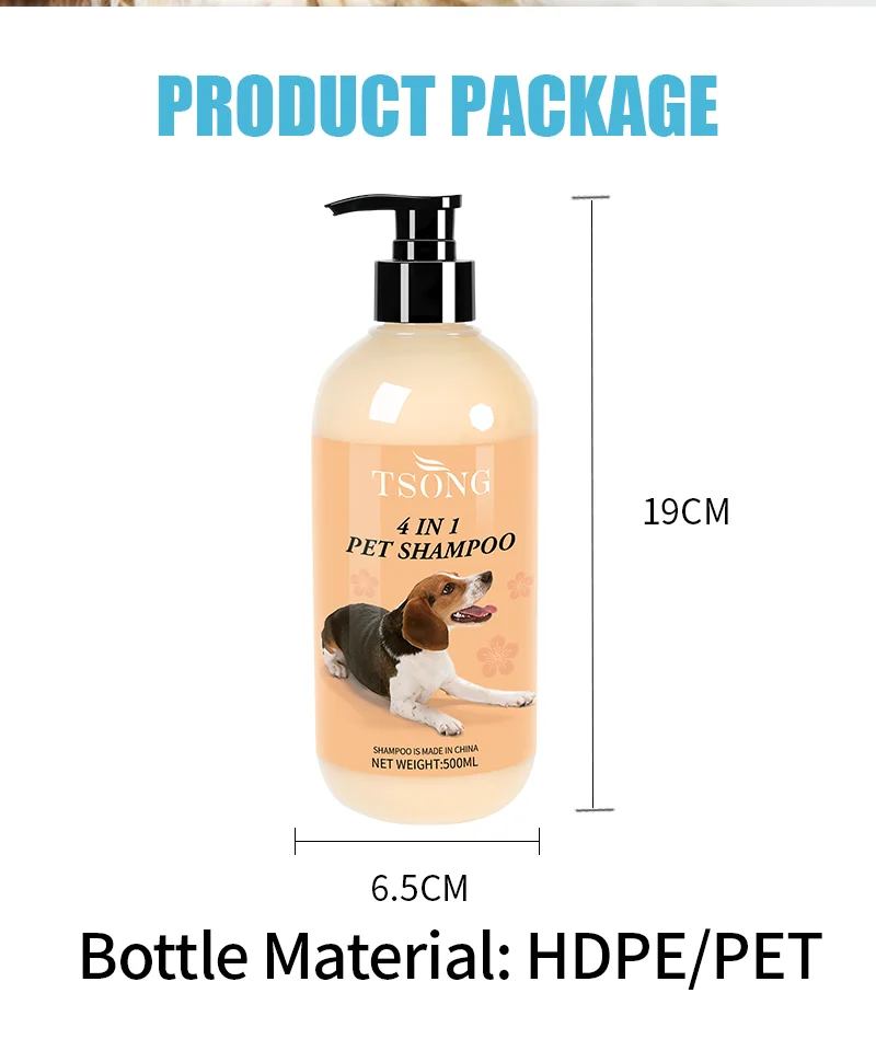 Wholesale 500ml Gallon Eco Friendly Natural Pet Dog Shampoo Private
