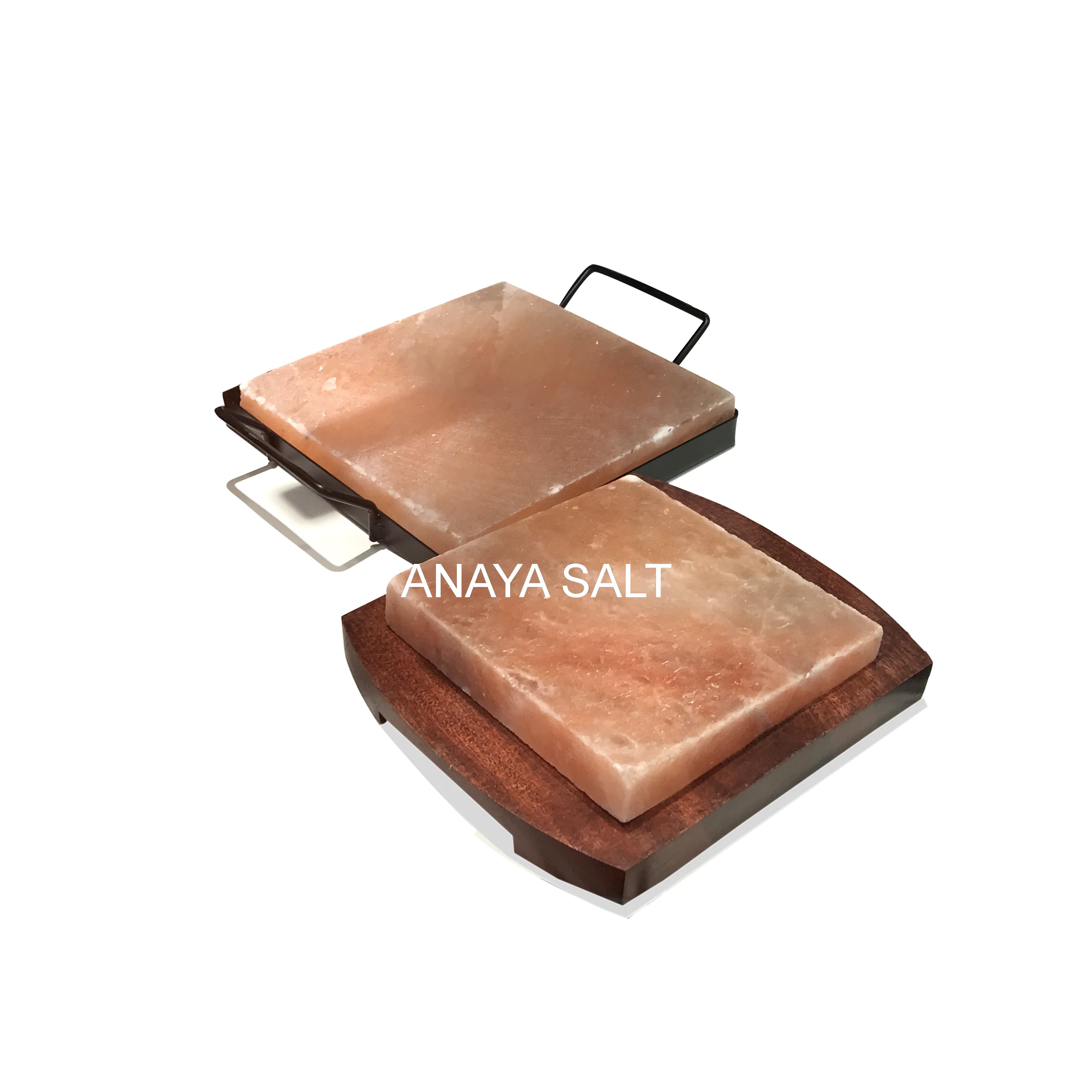 Himalayan 8" Round Natural Rock Salt Cooking Slabs / Himalaya 20cm