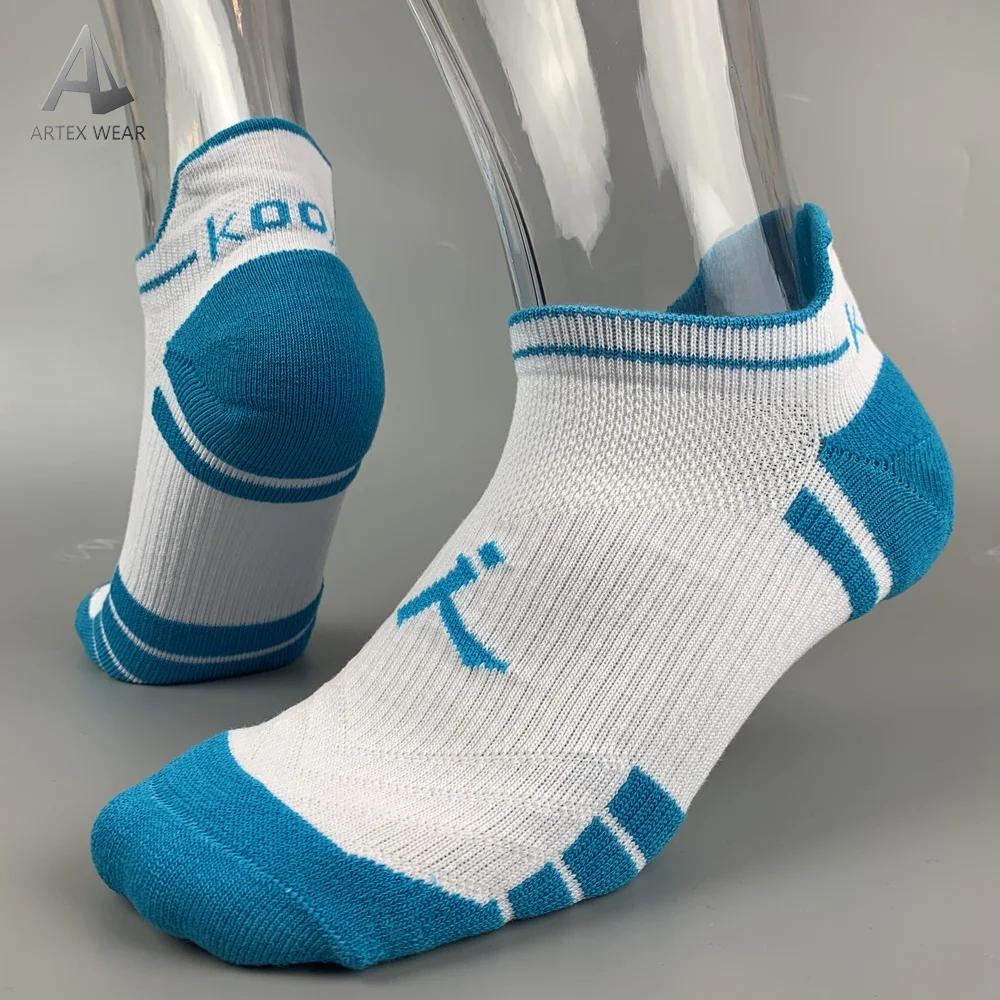 White Workout Sports Tab Thick Cushioned Socks For Runner Sport Buy