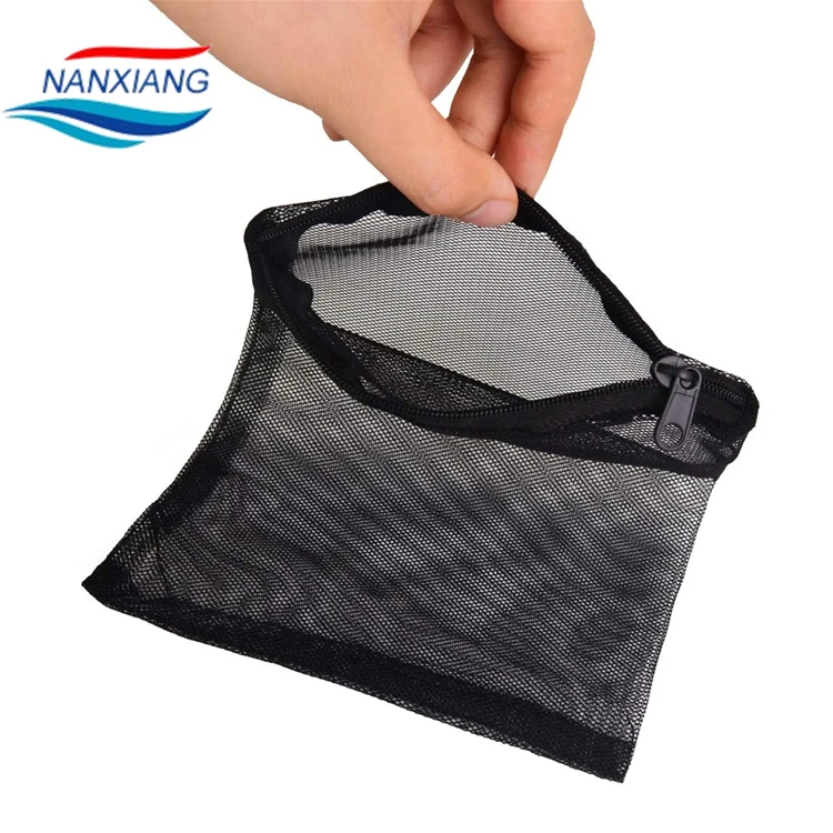 Aquarium Media Mesh Bags Fish Tank Filter Medium Bags With Zipper Nylon