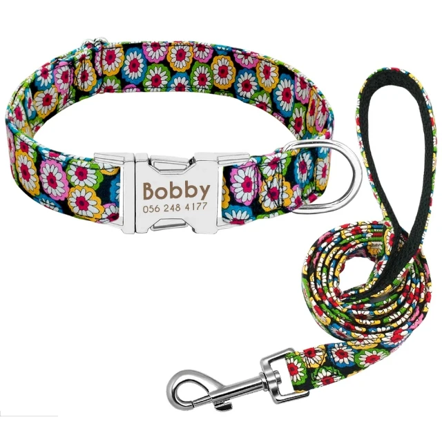 custom dog collars and leashes