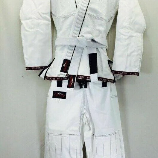 BJJ Gi Kimono Jiu Jitsu MMA Grappling Uniform FJS New with FREE White Belt 