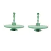 Decorative Light Green Aluminium Marble Cake Stands