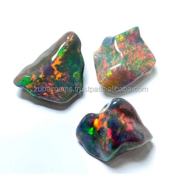100% Natural Super ópalo Etíope áspero UK100 AC28 Cabujón Piedras Preciosas Sueltas 