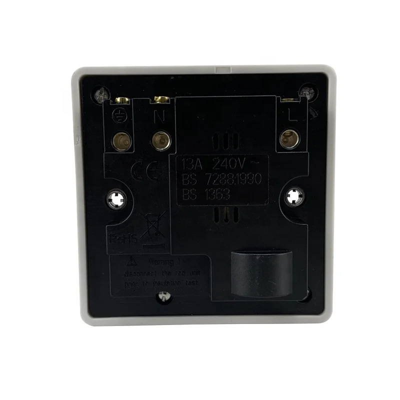 Rcd0130spw 10ma & 30ma Single Rcd Plastic Socket Switched Wall Switch