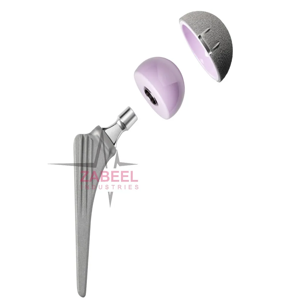 Zimmer Ceramic Hip Replacement Stainless Steel Orthopedics Veterinary