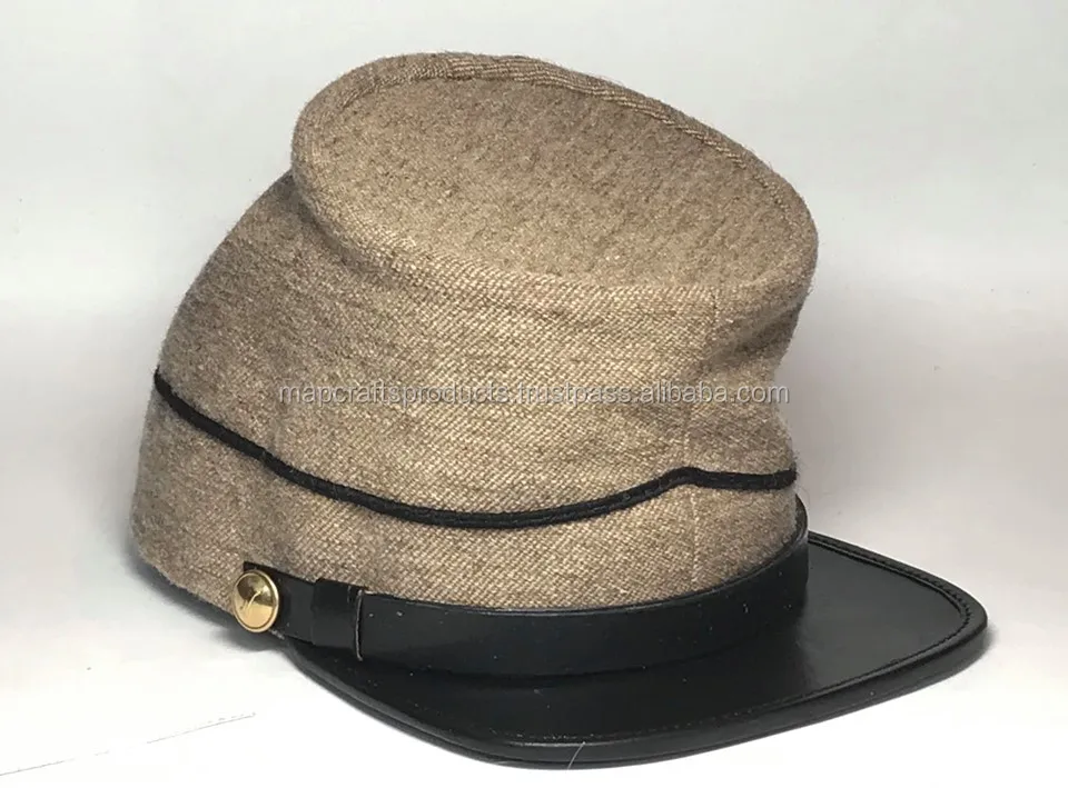 Civil War Cs Kepi Solid Color Jean Wool Hats Buy Civil War