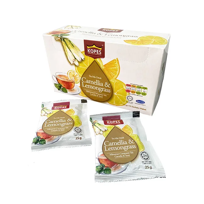 Premium Quality Herbal Tea Camelia And Lemongrass Flower Tea Mix Drink Health Instant Tea Sachets