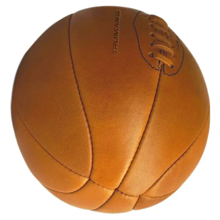 Old Fashioned Antique Retro Vintage Style Genuine Leather Basketballs