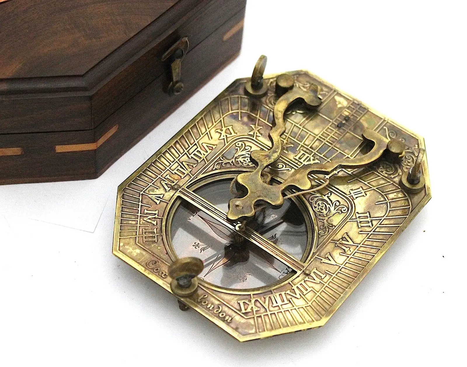 Antique Style Sundial Compass Maritime Nautical Marine Steampunk