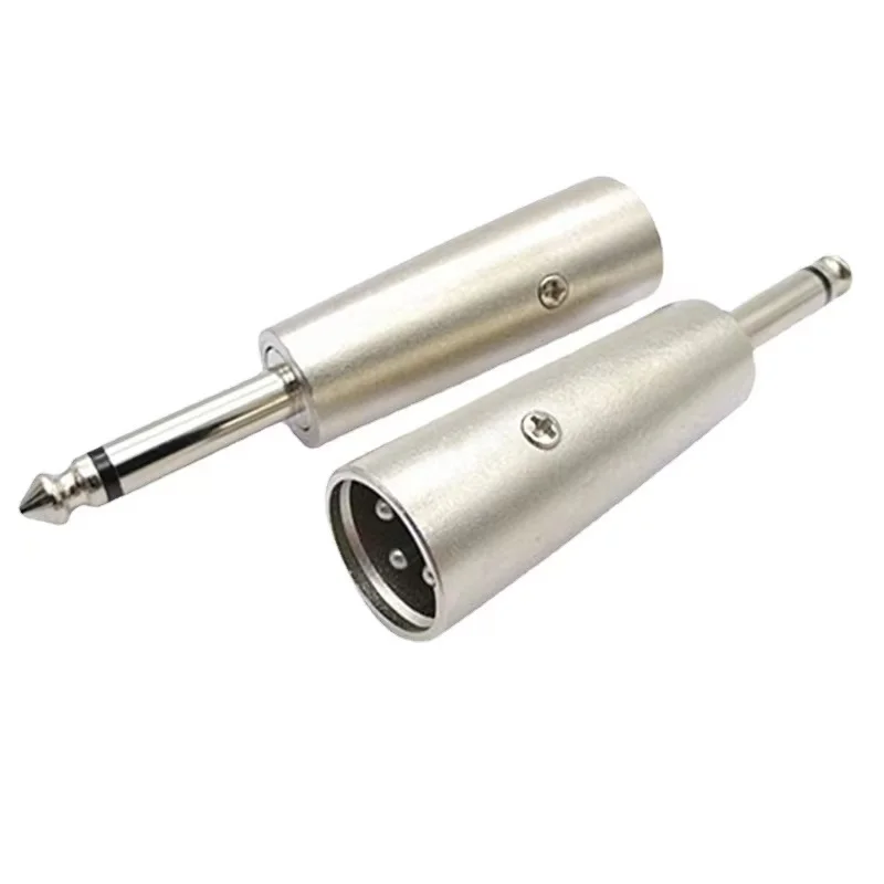 6.35mm To 3 Pin Xlr Mono Mic Audio 