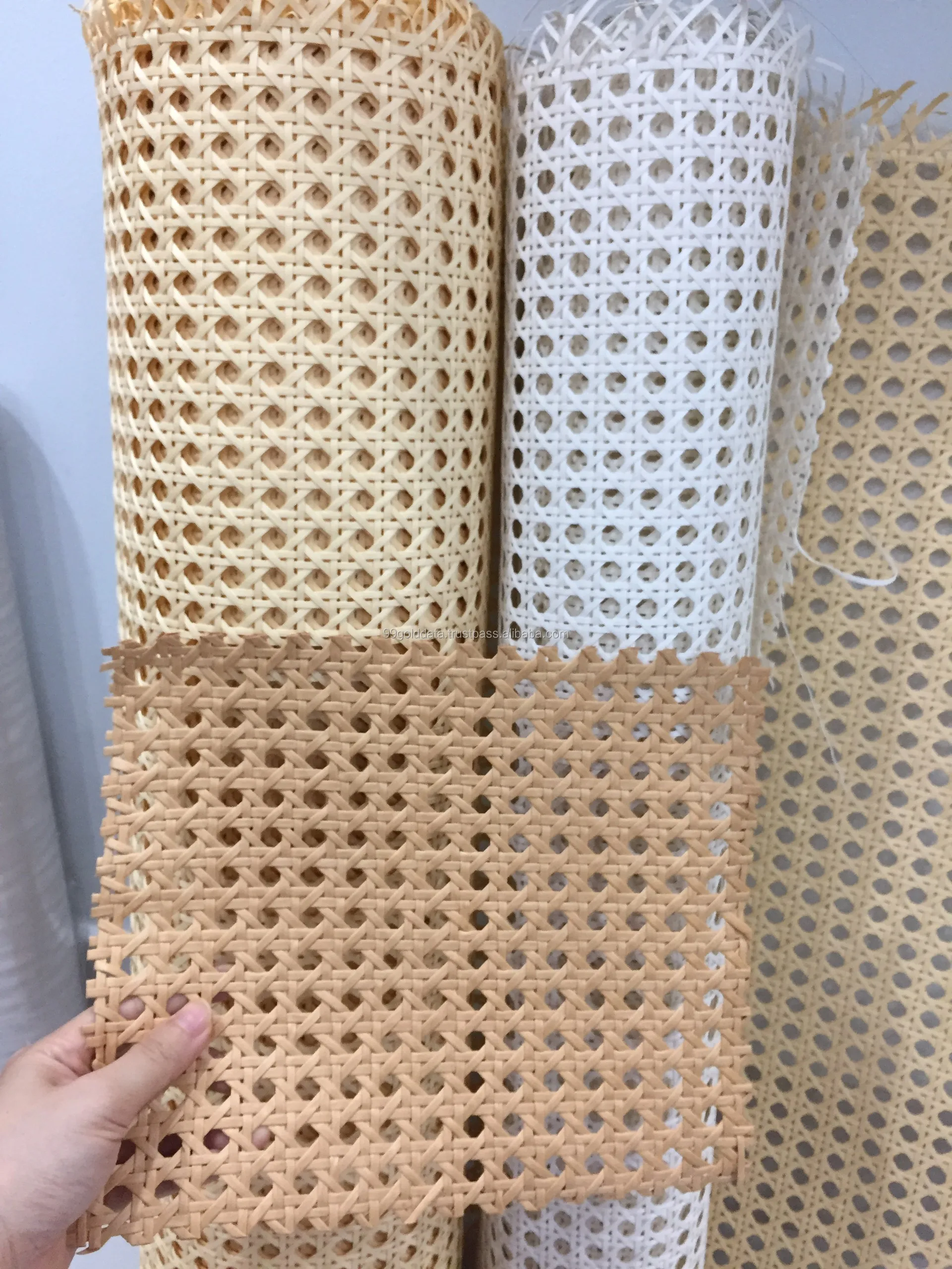 Rattan Cane bing Roll Natural Close Rattan Cane Mesh Woven Cane Traduction Wicker Rattan