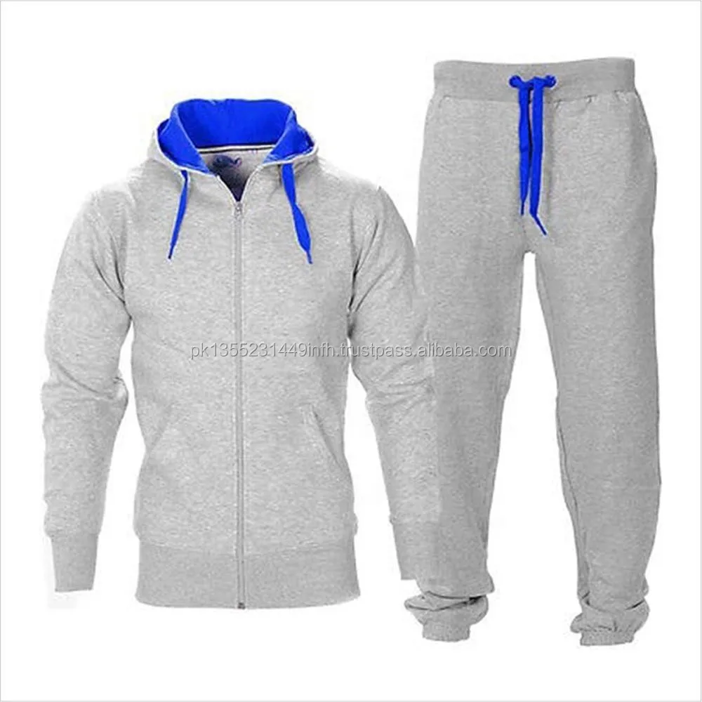 New Stylish Plain Cotton Bulk Velour Sweatsuit Custom Velvet Tracksuit