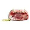 Red storm vintage design resin clutch lucite bag lucite purse marble finish