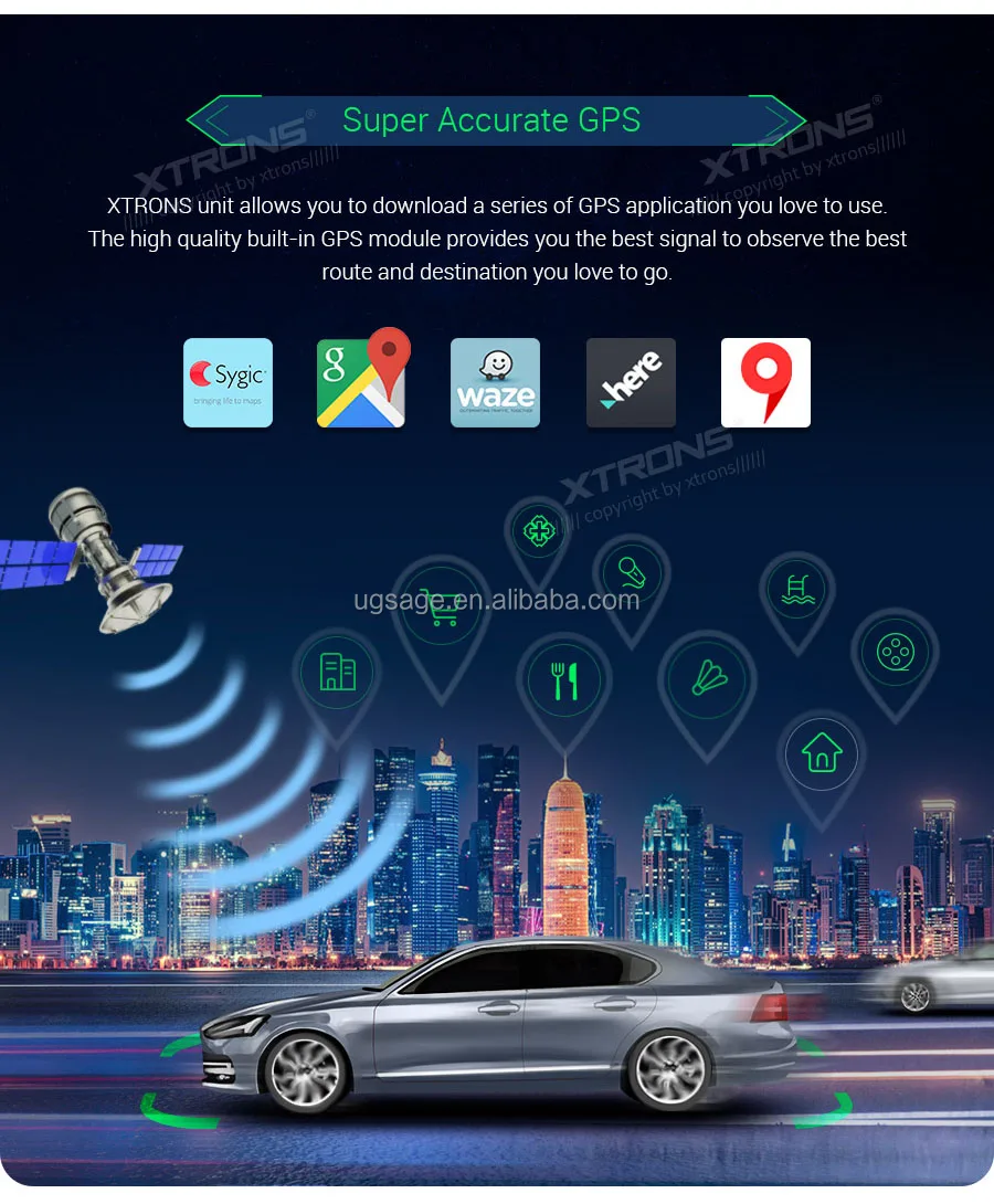 XTRONS 7" touch screen 2din Android 10.0 Car Stereo with 4G/WIFI/OBD2