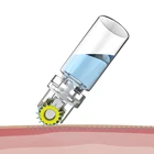 Microneedling + 標準アンプル統合デザインダーマローラー 64 ピン MTS マイクロ針ゴールドチタン dermaroller