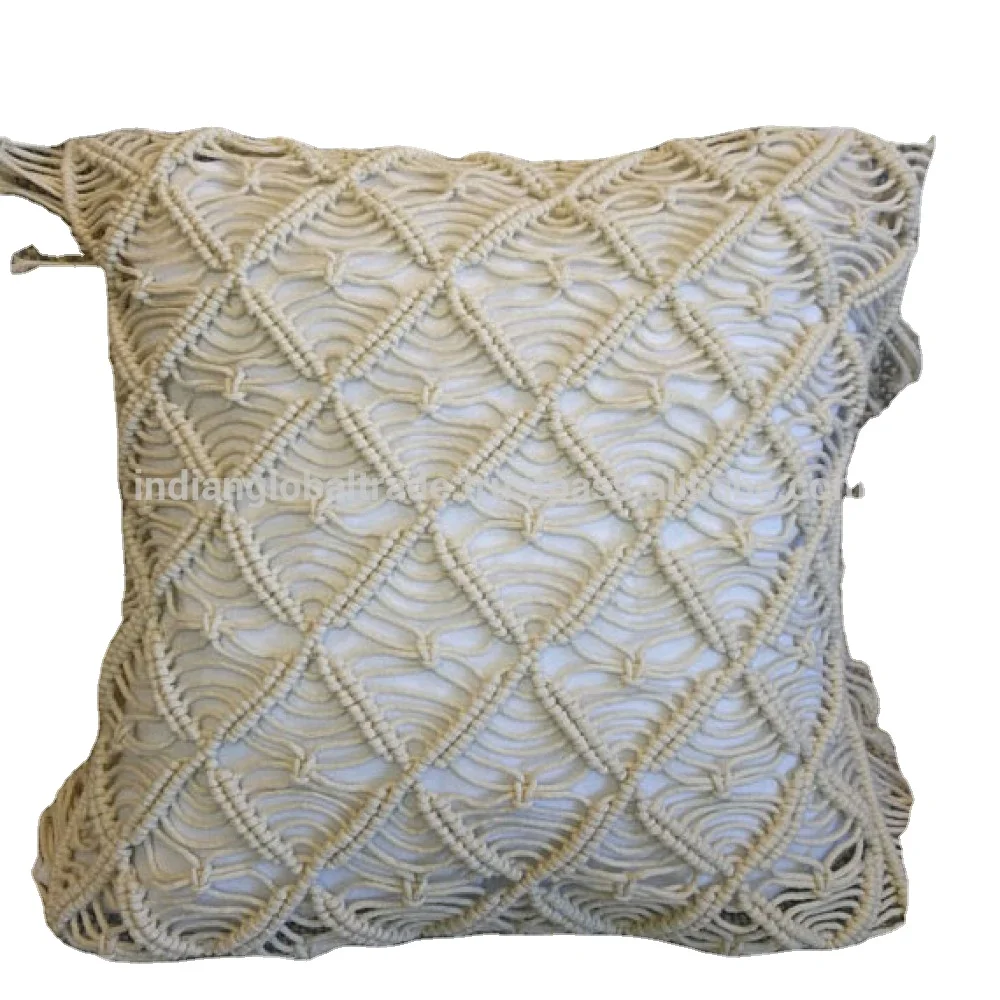 Decorative Boho Cushion Cover Macrame New Design Pillow Cover For