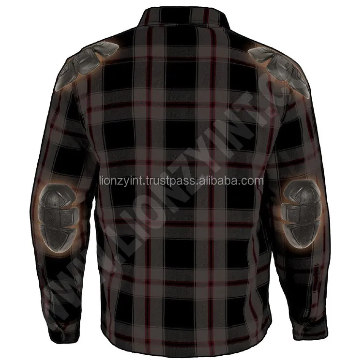 motorcycle plaid jacket