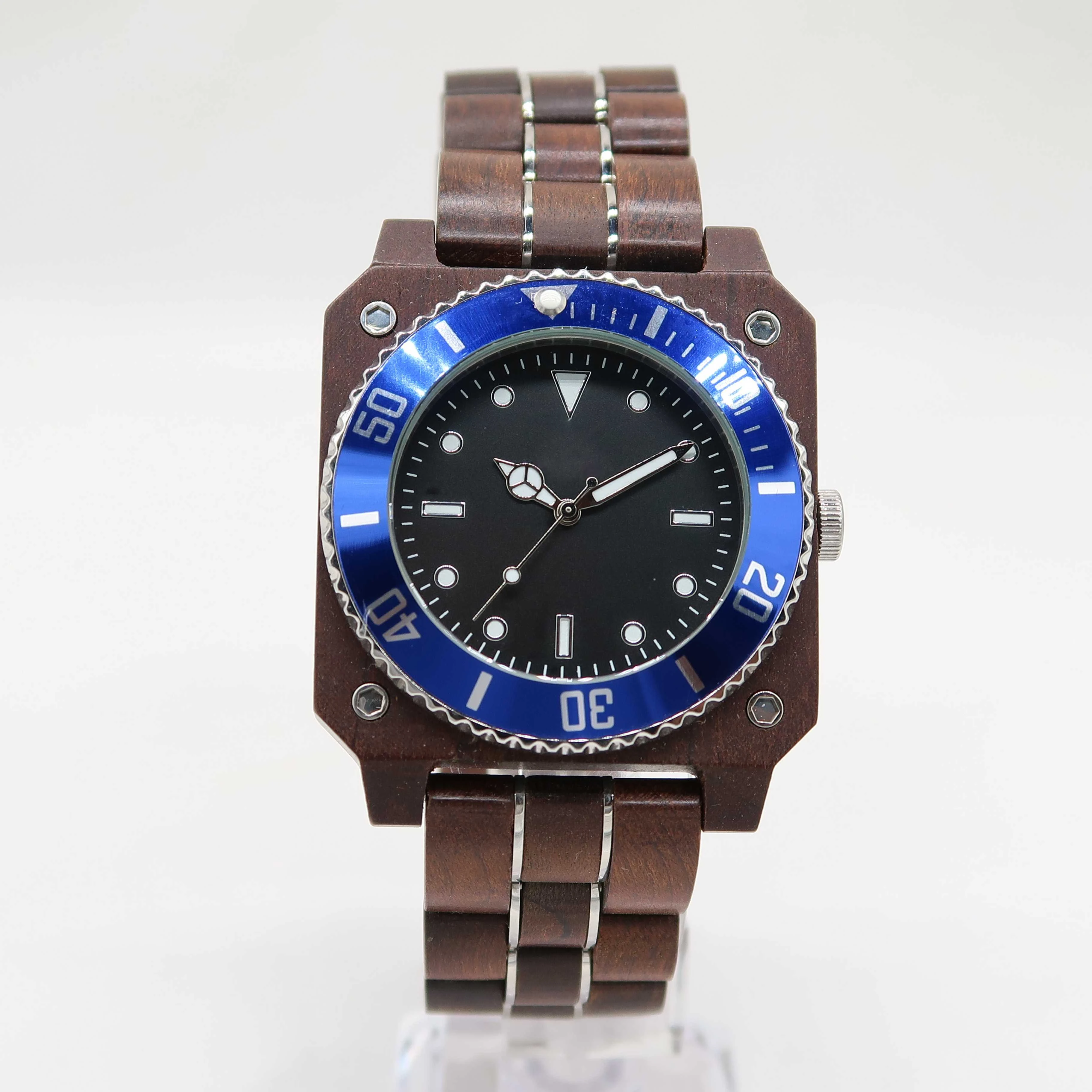 Fashion High End Beautiful Ladies Cheap Wood Crystal Mechanical Wrist Watch Buy Beautiful