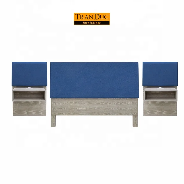 
Hotel king & queen heardboards with nightstand build-in for luxury hotel furniture project 