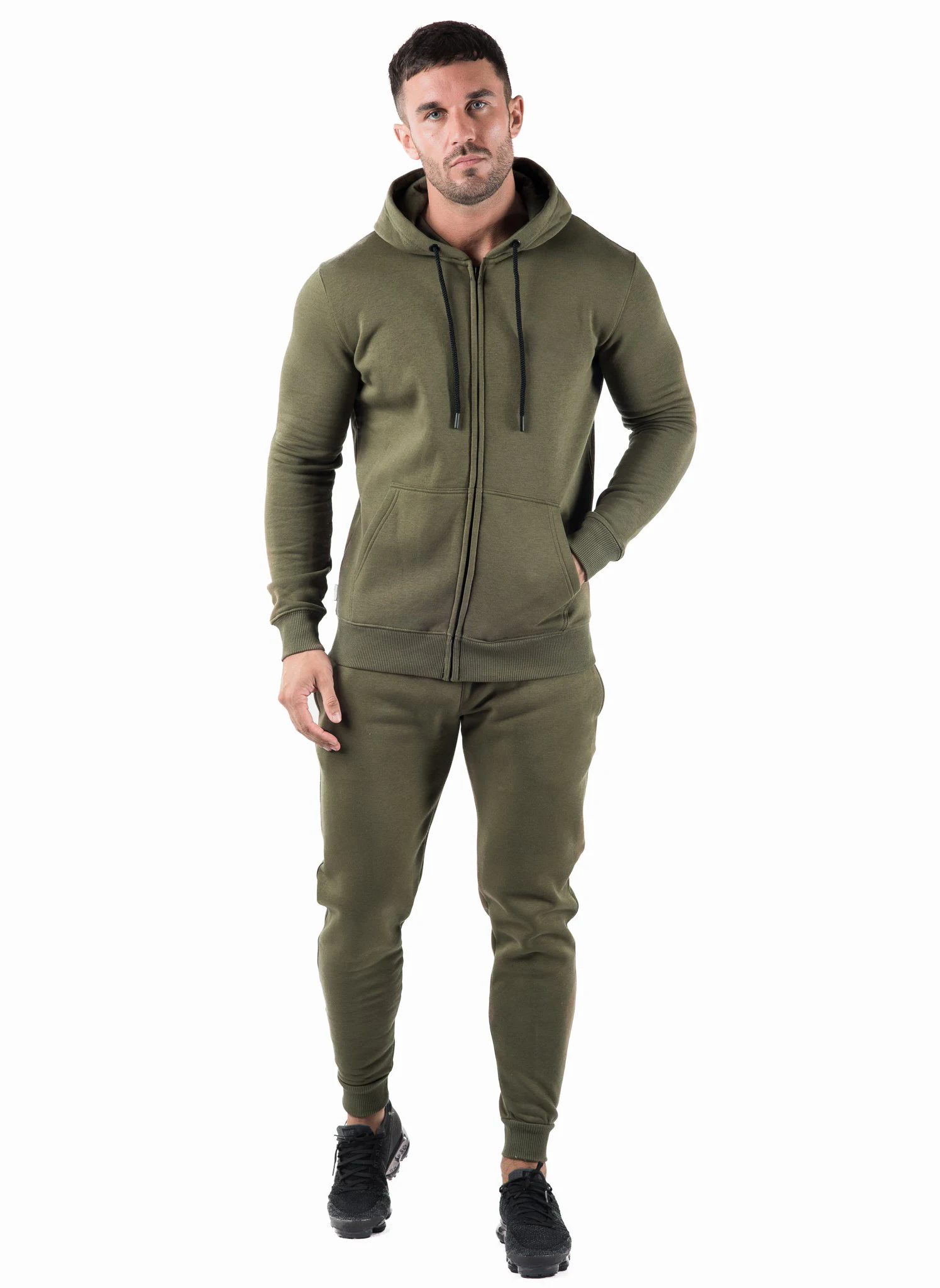 muscle fit tracksuit