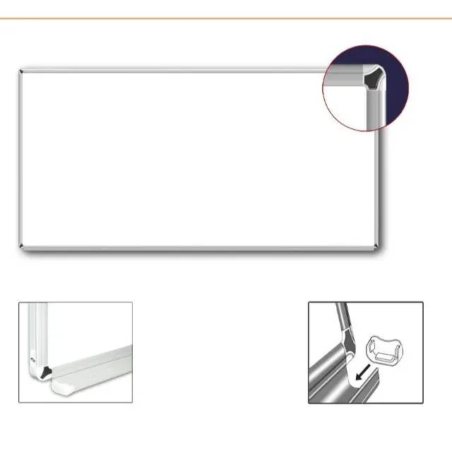 High Quality Whiteboard Aluminium Frame Dry Erase Board School Office Board 120*120cm
