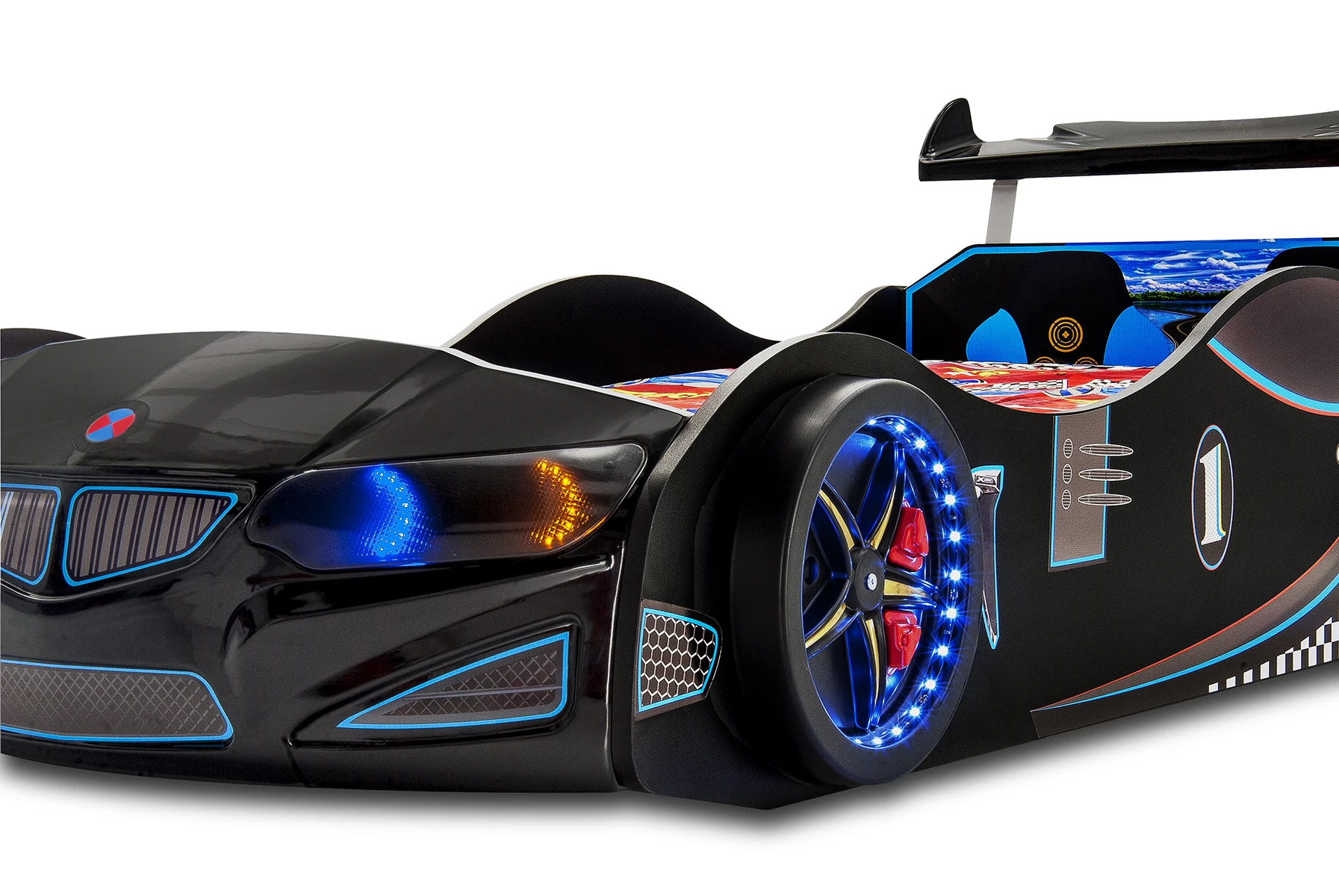 Gt Full Race Car Bed Children Beds Racing Car Beds,Twin Car Bed