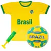 Soccer ball and T-shirt set - Argentina/Brazil/USA