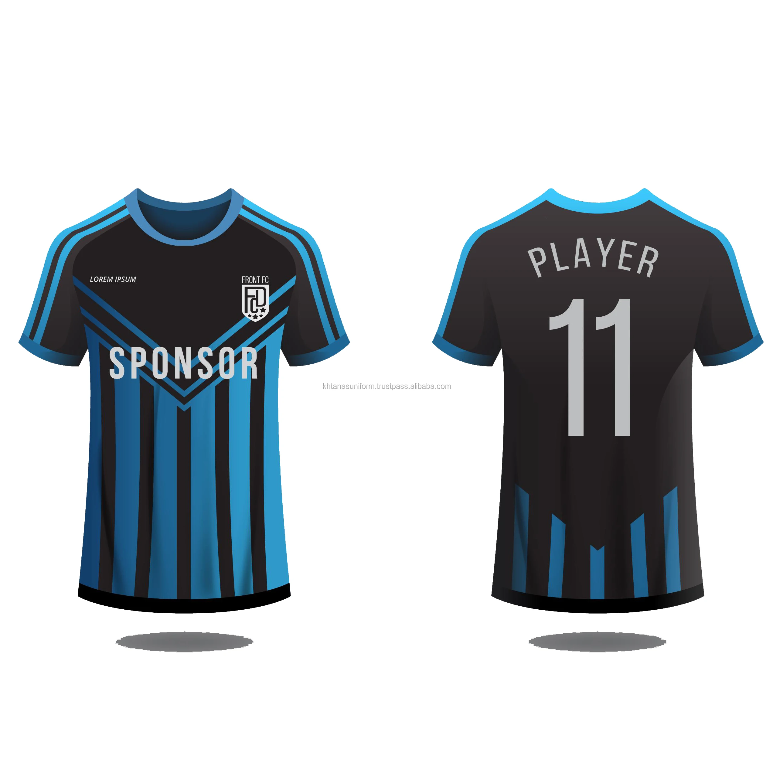 Sublimated Soccer Uniform Football Jerseys Custom Team Training