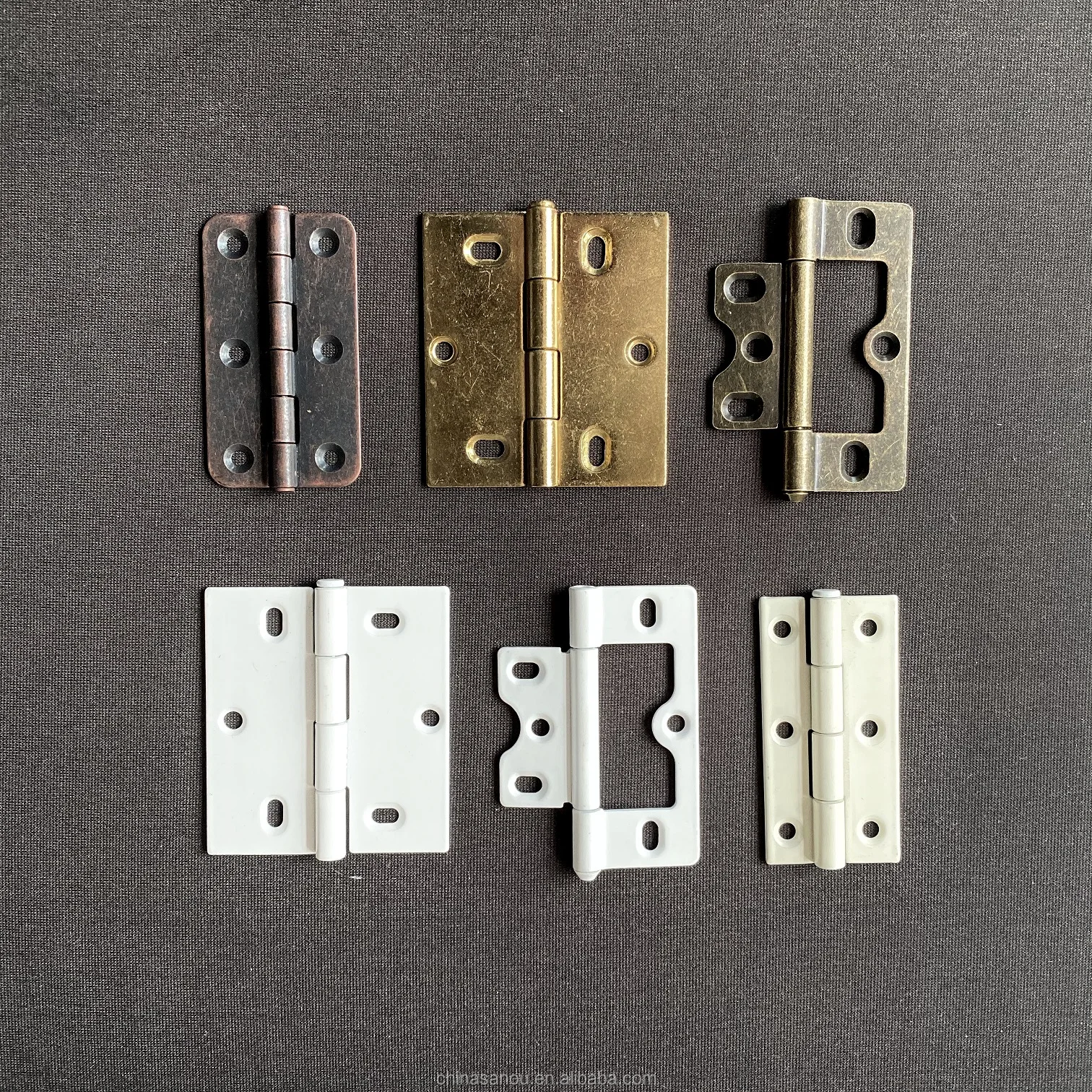 100mm Loosepin Hurlinge Flush Hinges (pair)/white Color Non Mortise