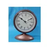 Copper finished table clock