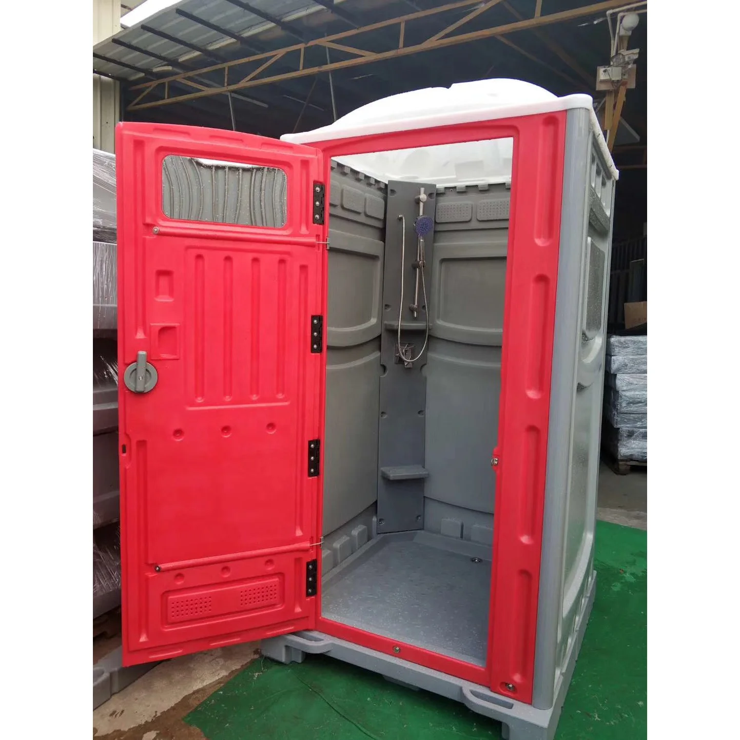 New Style! high quality outdoor public single cabin mobile portable shower toilet in Guangdong