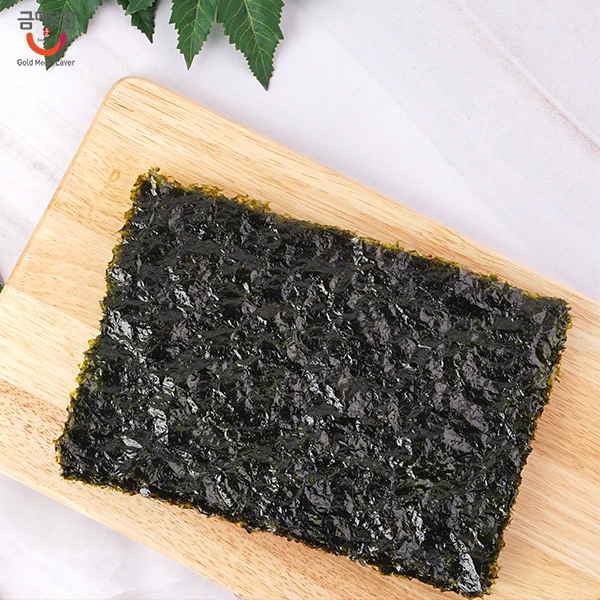 
HIGH QUALITY Korean Organic Roasted Delicious Crispy Seasoned Nori Compressed Sushi Kimbab Seaweed 