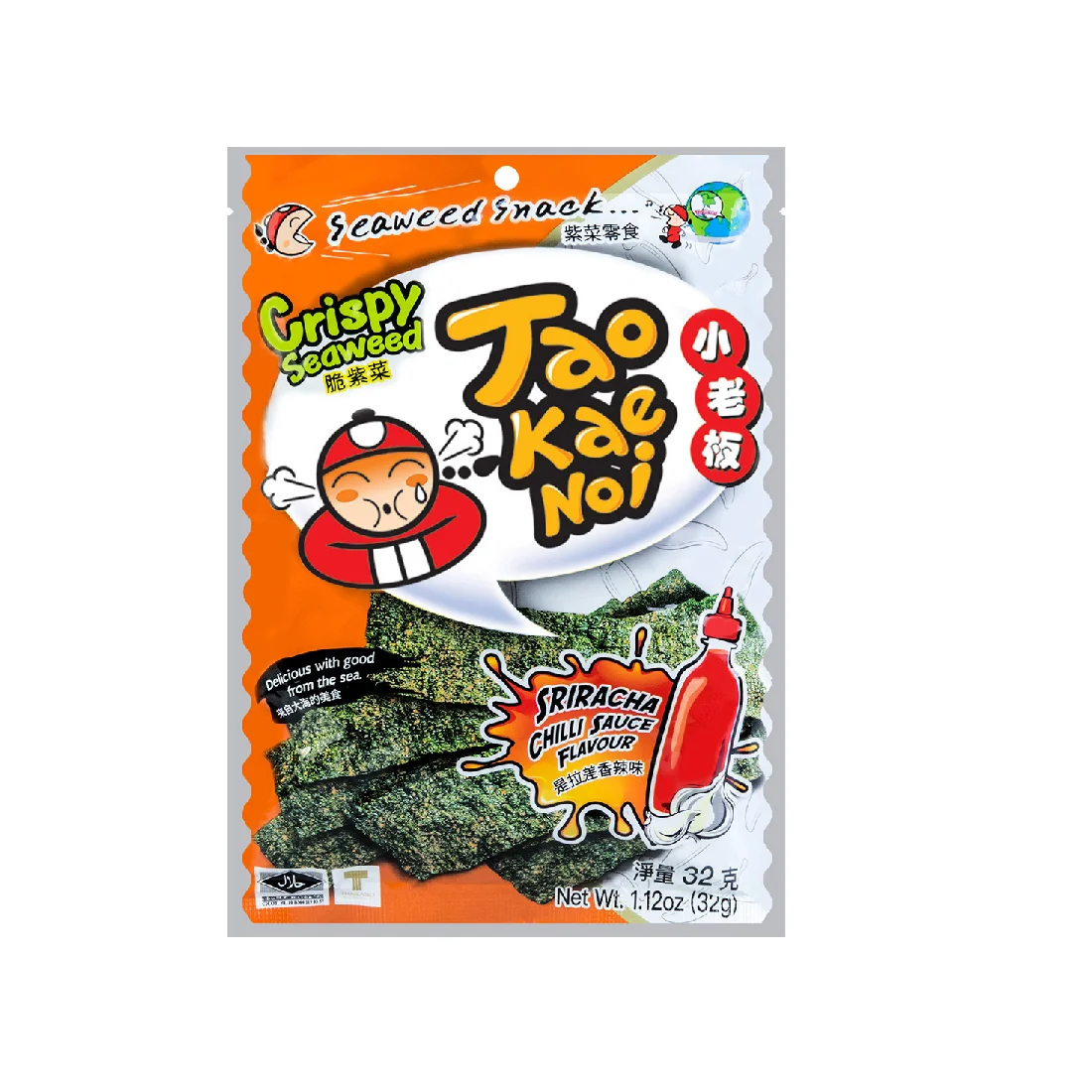 High Quality And Delicious Tao Kae Noi Crispy Seaweed Snack With ...