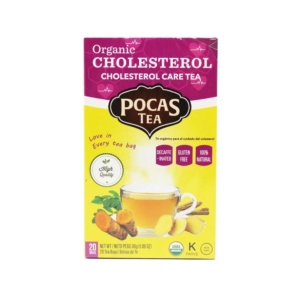 Pocas Organic Functional Tea 6 Boxes / 20 Sachets With Pure Green Tea