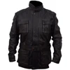 Men's Sword Black Genuine Lambskin Leather Biker Jacket High quality men leather coat jacket for men